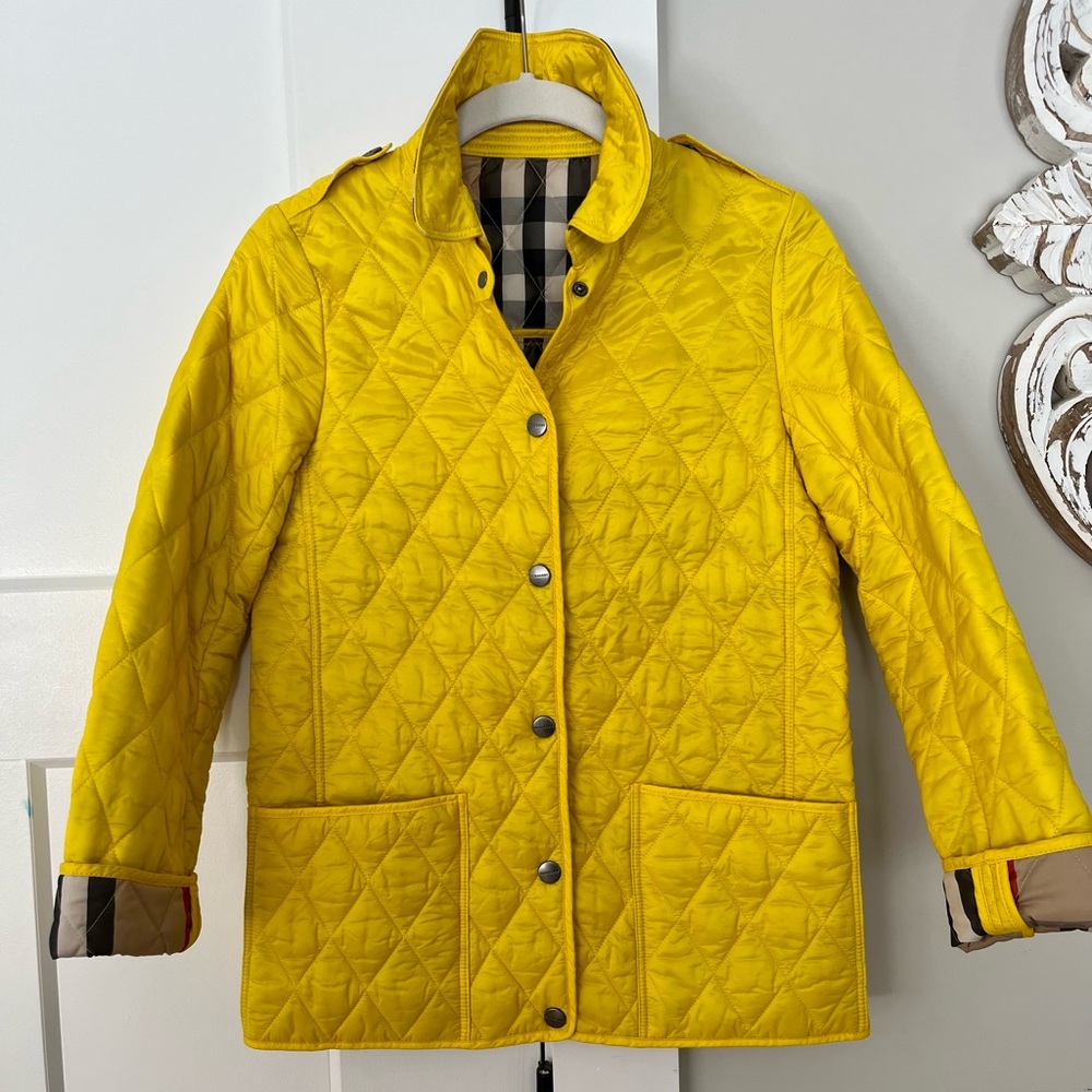 Burberry quilted jacket